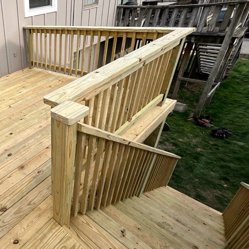 Pressure-Treated Deck