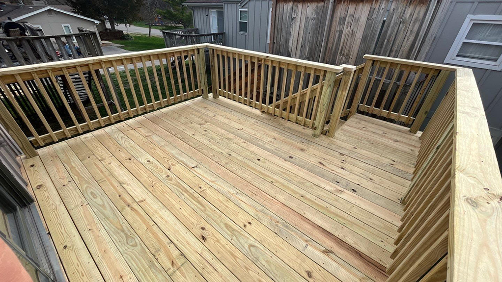 Pressure-Treated Deck