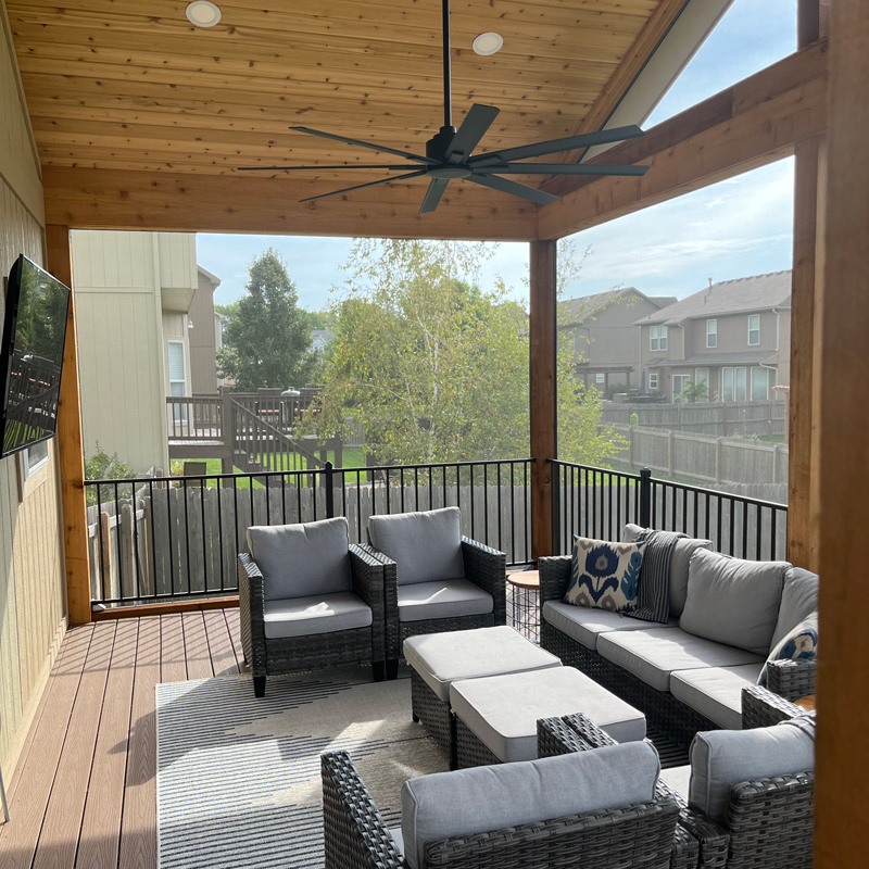 Covered Screened In Porch